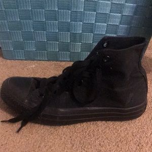All black converse